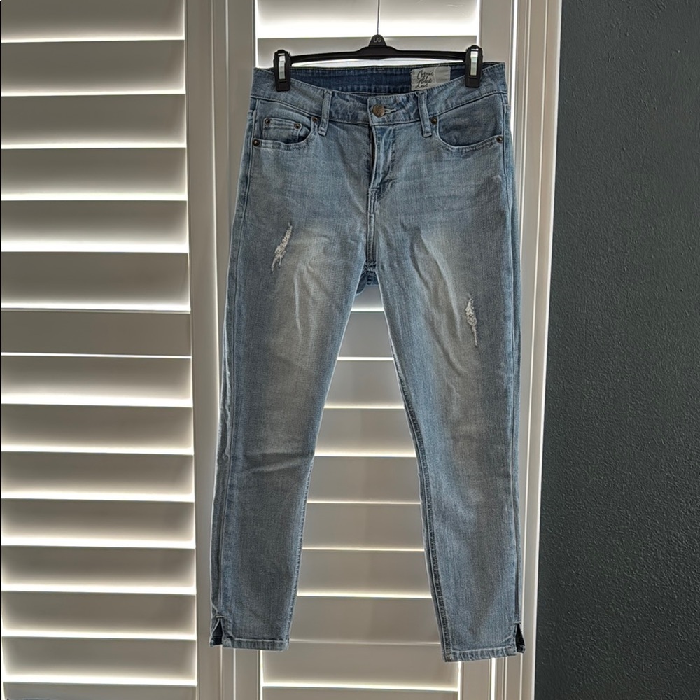 Light Blue Distressed Jeans